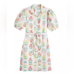 Draper James Floral Mini Dress - White and Multicolor